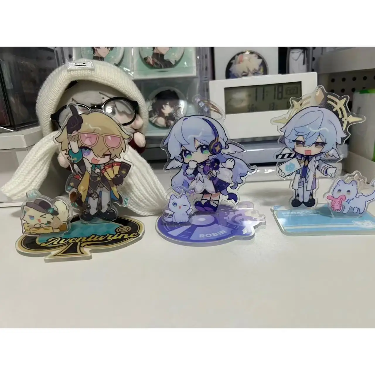 Robin Acrylic Stand Sunday Figure Display Anime Goods Collection Desk Decoration Ornament Accesorios Aventurine Honkai Star Rail