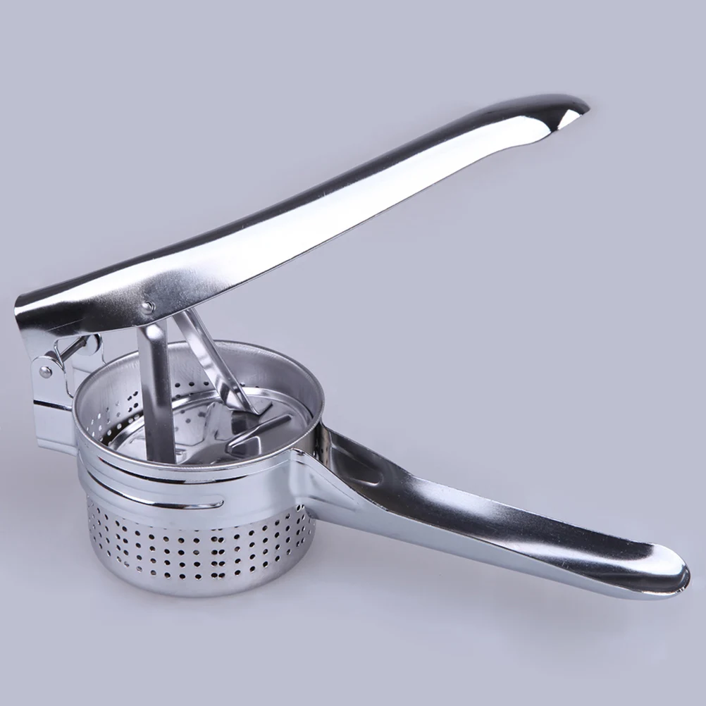 

Stainless Steel Potato Ricer Musher Presser Home Kitchen Tool Non-Slip Easy Grip Rust Proof Stain Resistant Easy Clean