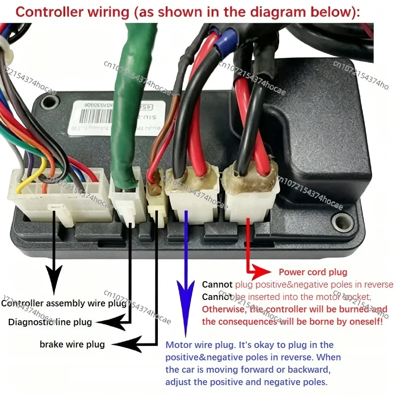 Customization 24V Controller Elderly Electric Four-wheel Scooter Computer Version 45A-120A  Accessories