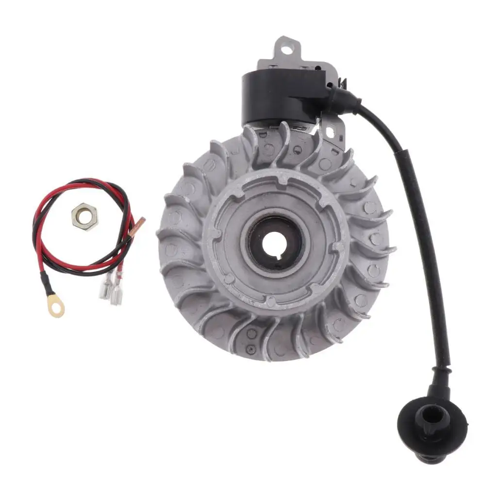 Flywheel and Coil Kit High Quality Metal Spark Plug Replacement Set for Chainsaw Maintenance and Overhaul