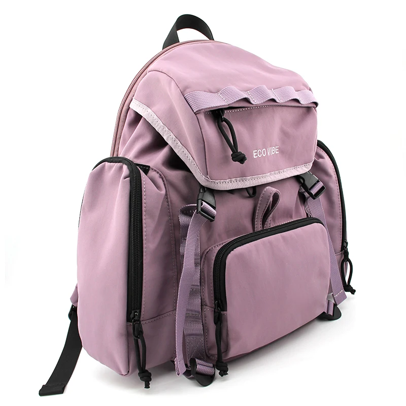 Flower Princess ECO VIBE 2025 Women's Backpack Original New Bag Fashion Simple Pink School Travel Backpacks Woman Bags for Woman
