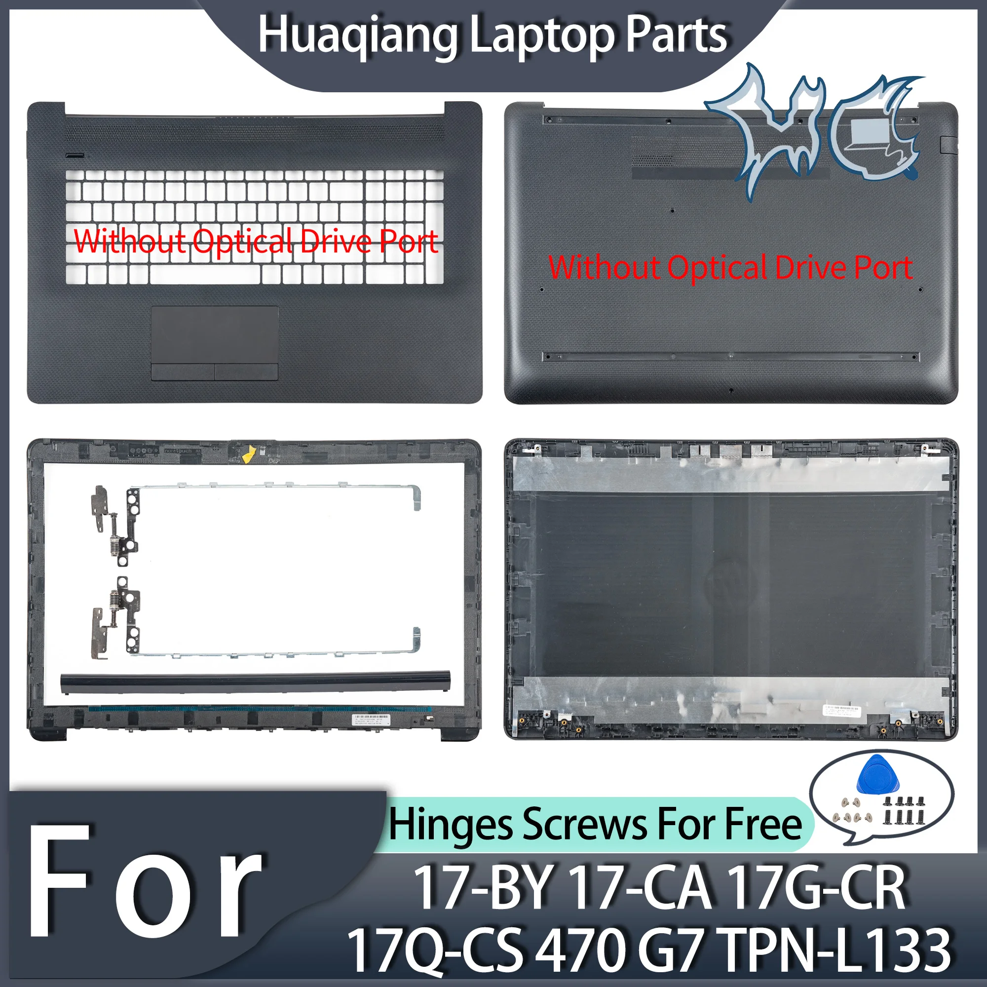 

Laptop Repair For 17-BY 17-CA 17G-CR 17Q-CS 470 G7 TPN-L133 New Parts LCD Back Cover/Bezel/Palmrest/Bottom 17.3inch L48403