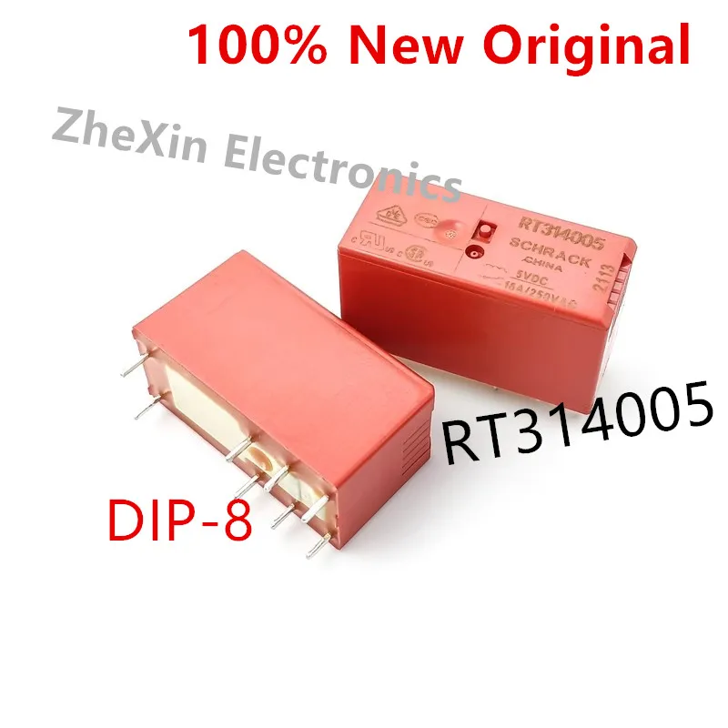 5-10PCS/Lot  RT314005 、RT314012 、RT314024   DIP-8  SPDT  New Original Power Relay   9-1393239-1、9-1393239-5、9-1393239-8