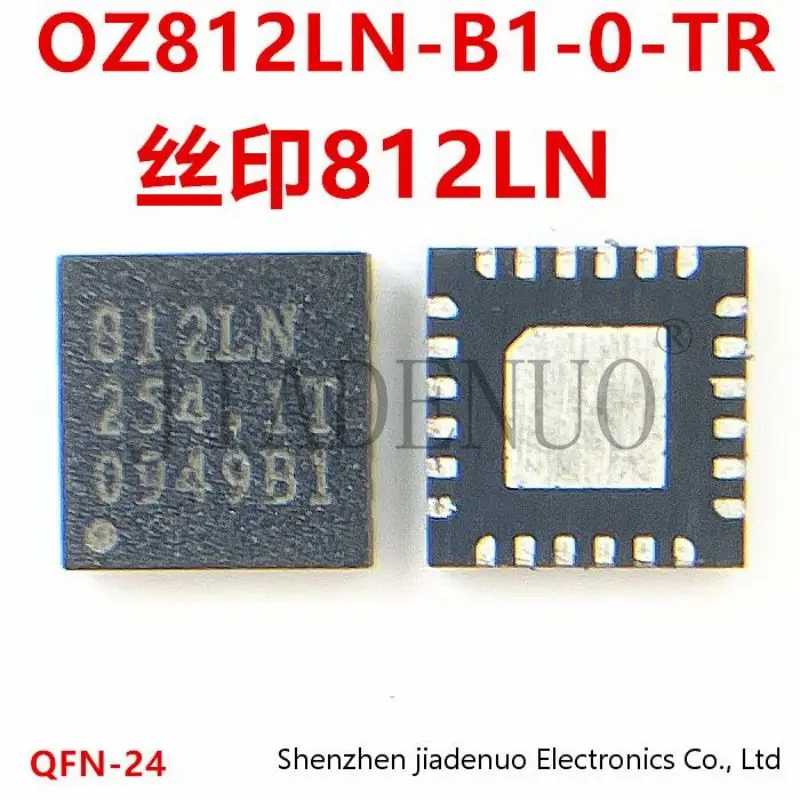 (5-10pcs)100% New OZ812LN-B1-0-TR OZ812LN 812LN QFN24  chipset