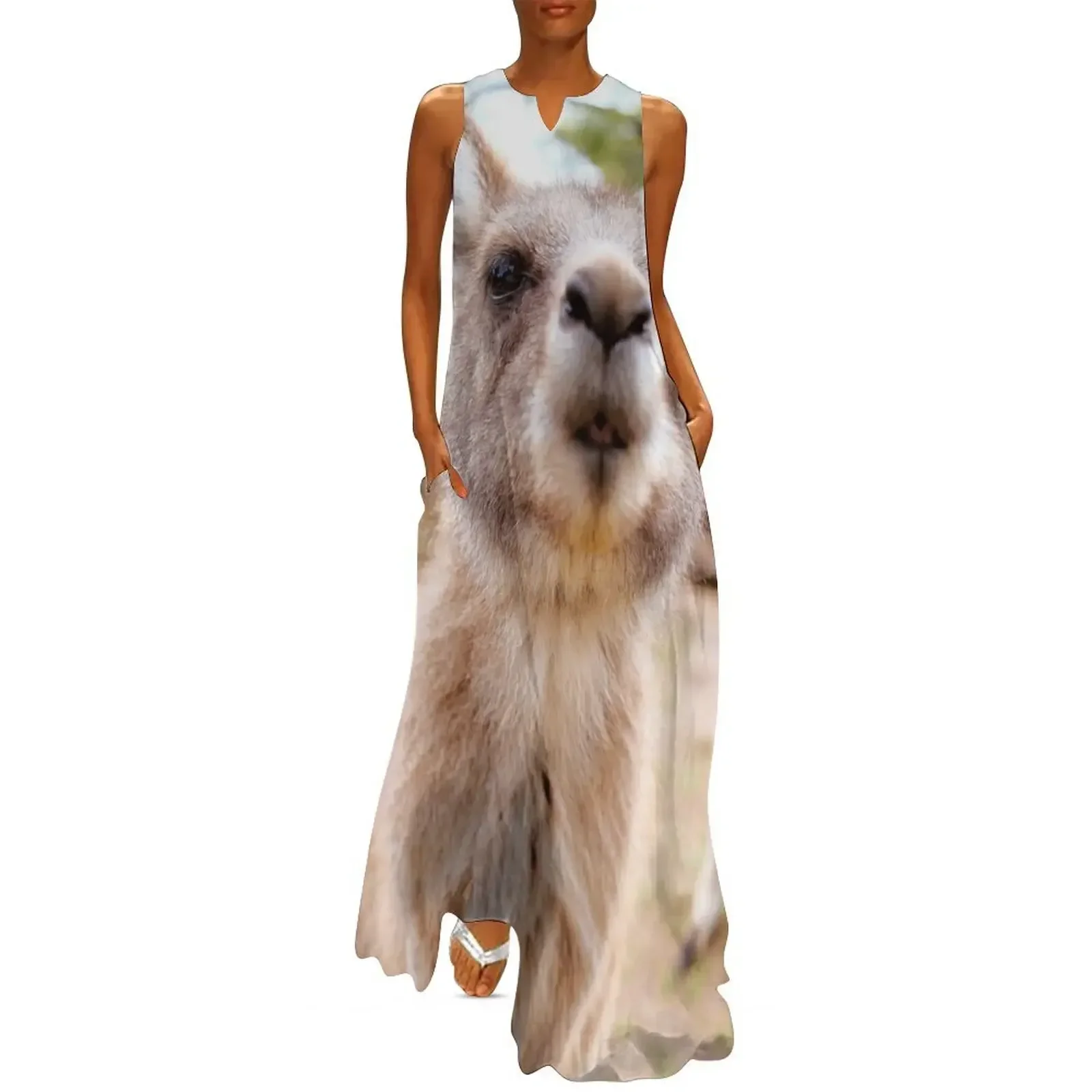 

Kangaroo Long Dress elegant women's dresses for wedding fairy dress dresses summer Dress