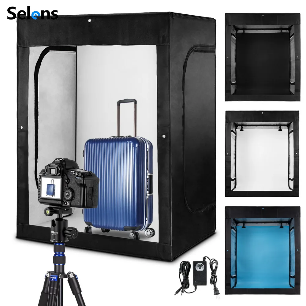 

Selens 200/160/140cm Large Studio Lighting Shooting Tent Kit Portrait Soft light Photo Studio Kits Photography Props fotografía