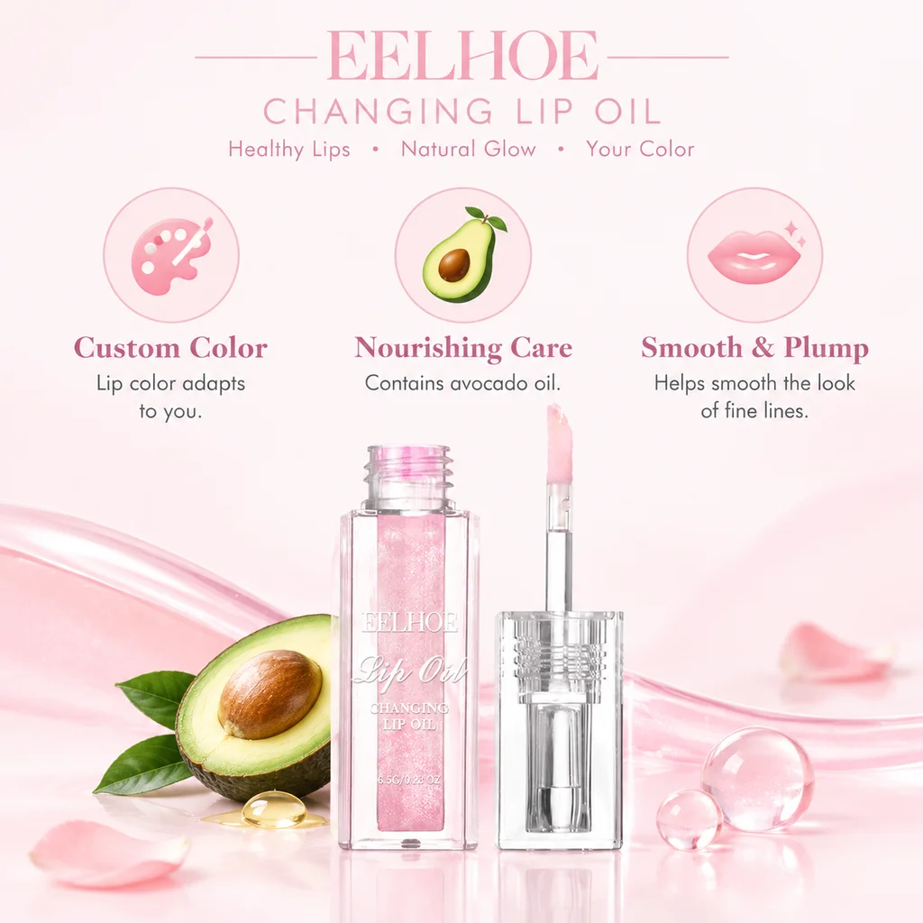 Minyak Bibir Berubah Warna Pin - Makeup Beauty Set ulasan dan harga