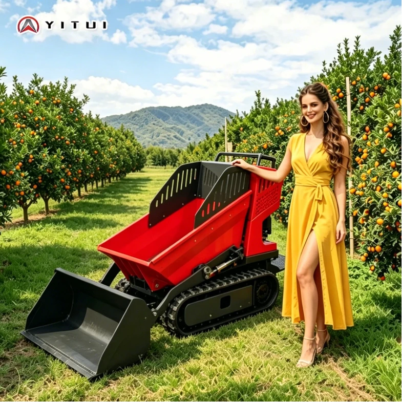 Hot Selling 500kg Mini Dumper Truck Multifunctional Small Tipper Engineering Transport Dump Car Euro 5 Ce Certified Customized