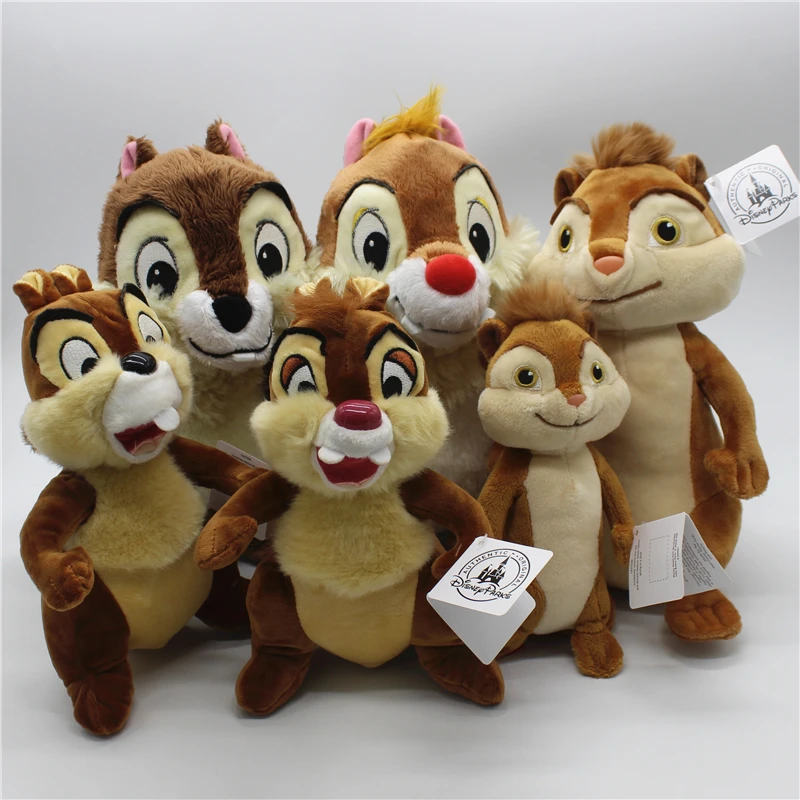 Disney 1piece Squirrel Chip 'n' Dale Plush doll stuffed toys Disney Chip and Dale Plush Toy Stuffed Chipmunks Lovely Anime Plush