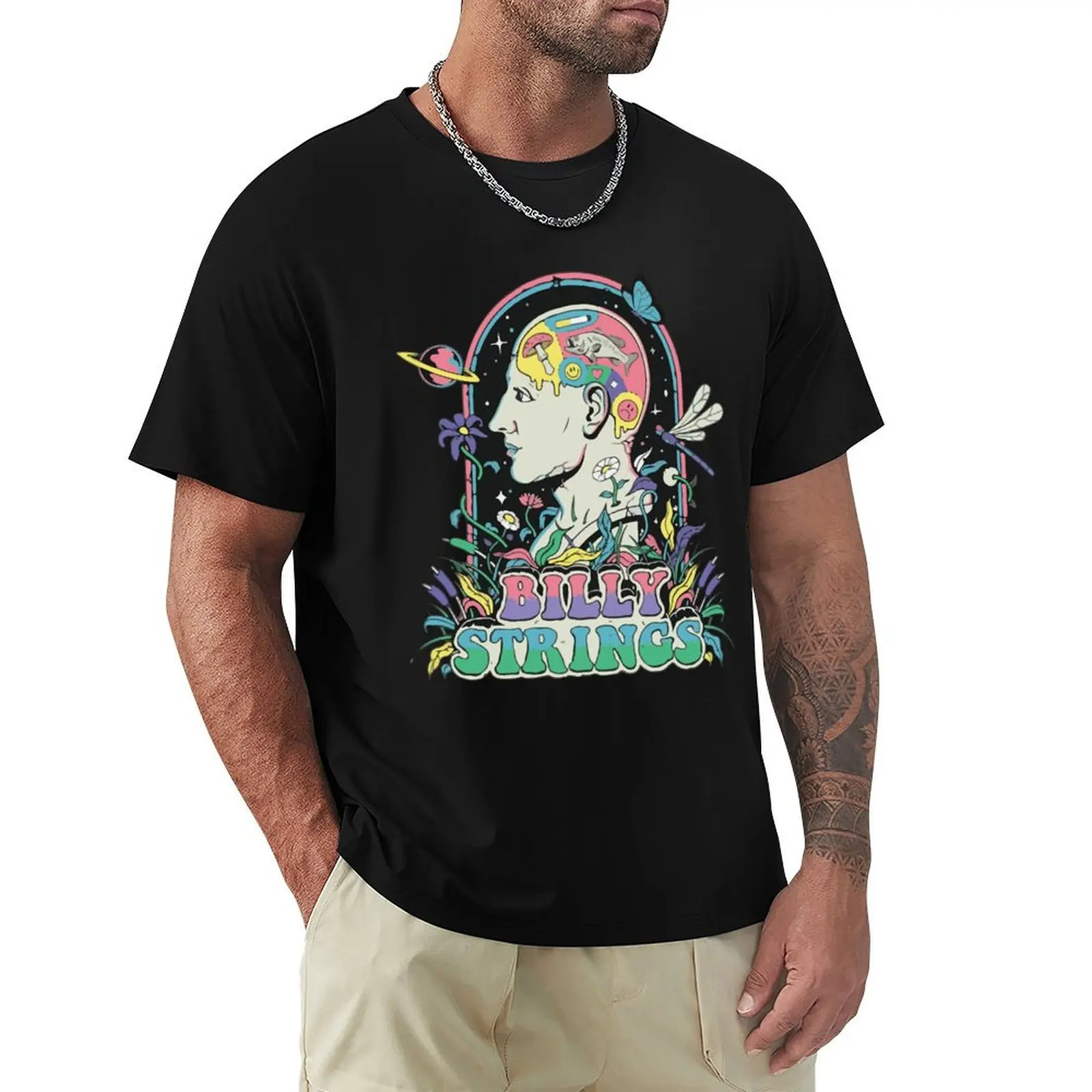Billy Strings - KNOW ITALL WINTER T-Shirt Big and Tall Casual T-Shirt