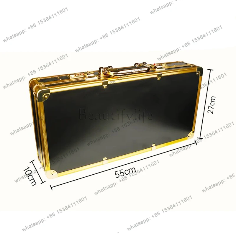Hair Salon Hairdresser Hairdressing Toolbox Hairdressing Storage Box Scissors Electric Push Scissors Oil Head Password Handbag
