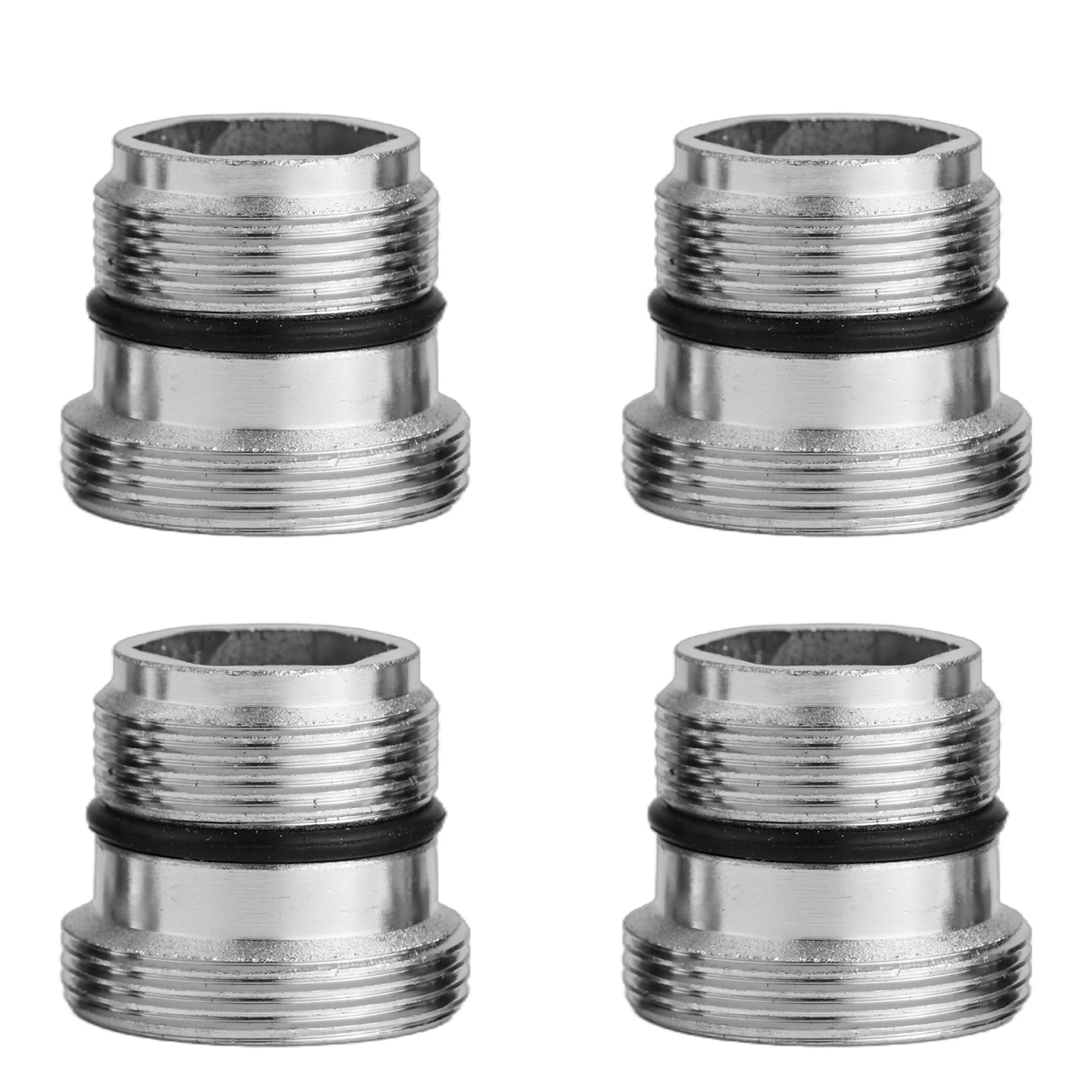 

4pcs Tap Adapters Aerator Connector With Rubber Seal.5 To M22 Male Thread Water Saving Faucet Water Outlet Replaceable Aerator