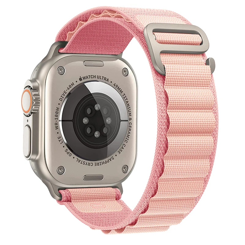 Alpine Loop Strap voor Apple Watch Ultra 3 2 Band 49 mm 45 mm 44 mm 40 mm 41 mm 46 mm 42 mm Armband iWatch Series 11 10 SE 9 8 7 6 5 4