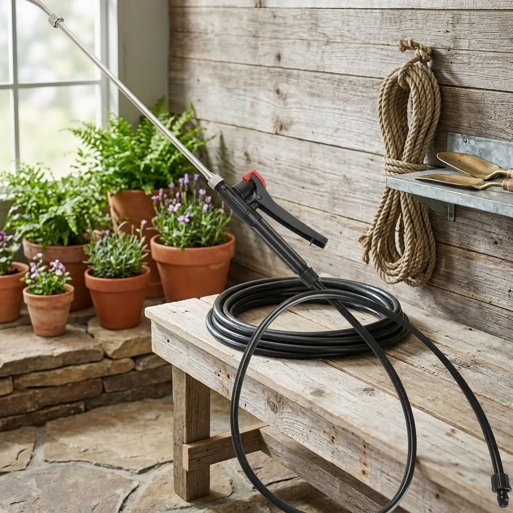 Replacement Spray Rod and Components for Portable Sprayer Compatible with Common Garden Cleaning Sprayer Models