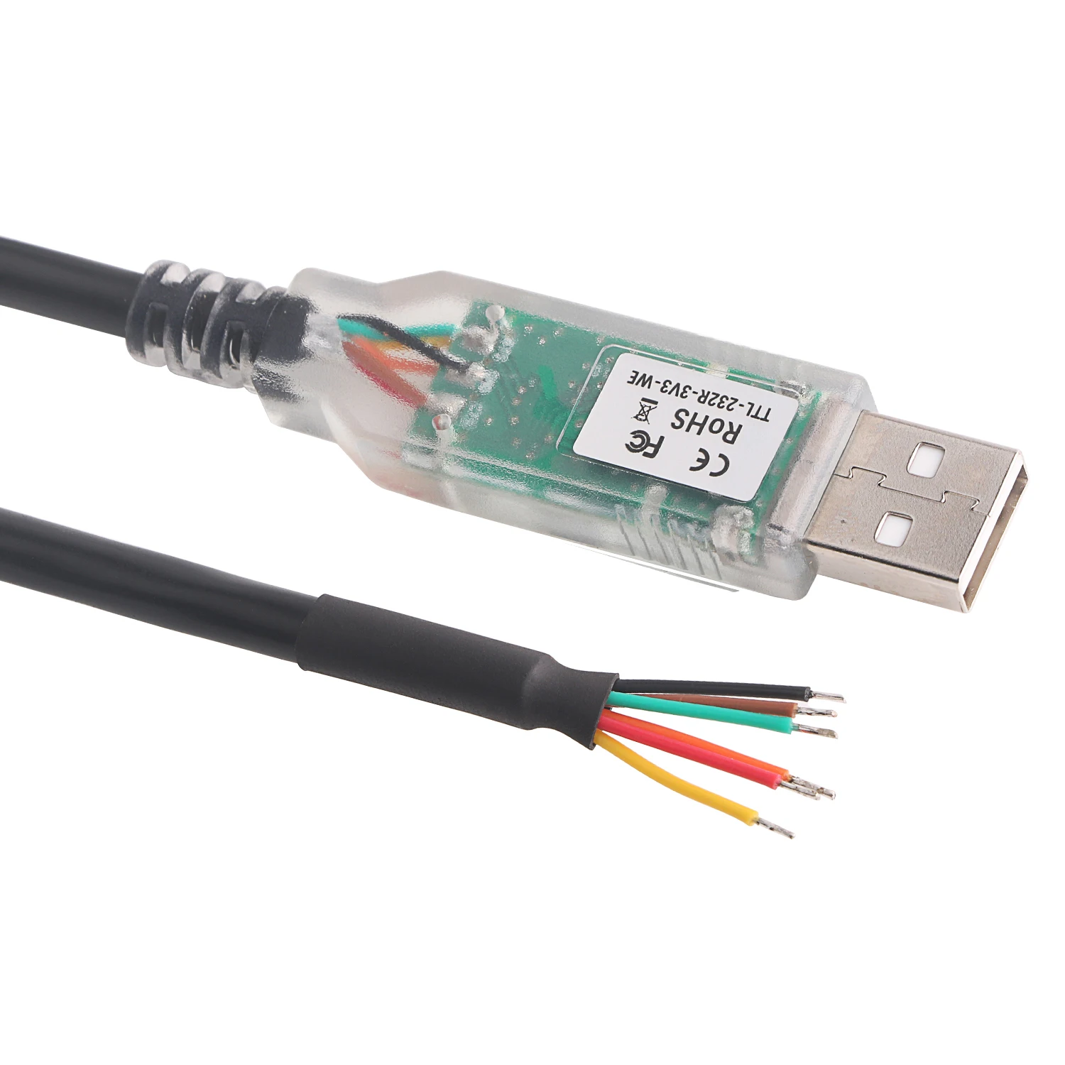 

TTL-232R-3V3-WE TTL-232R-5V-WEFTDI FT232RL USB SERIAL CONVERTRE ADAPTER CABLE