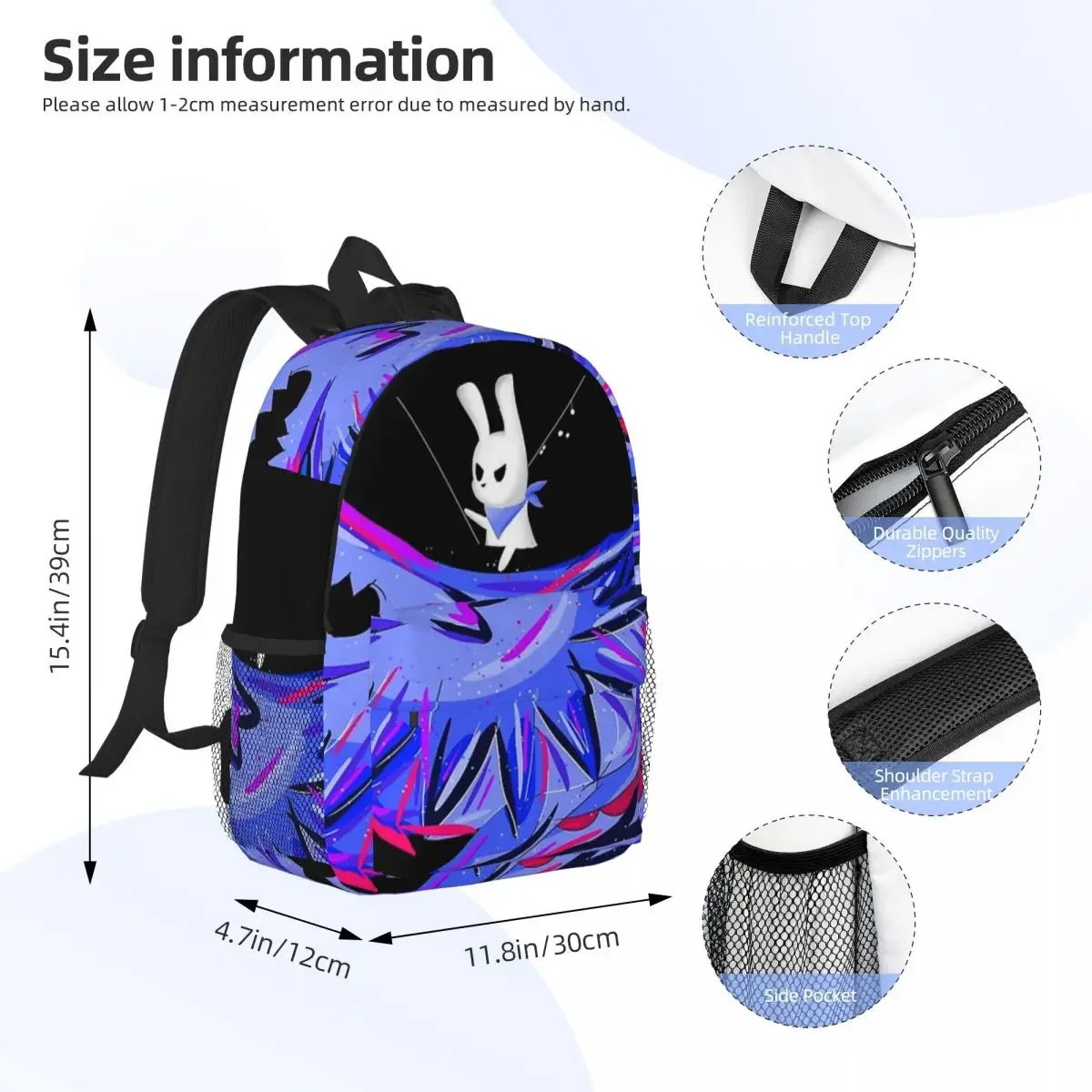 Slugcat And Lizard Backpacks Teenager Bookbag Fashion Children School Bags Travel Rucksack Shoulder Bag Large Capacity