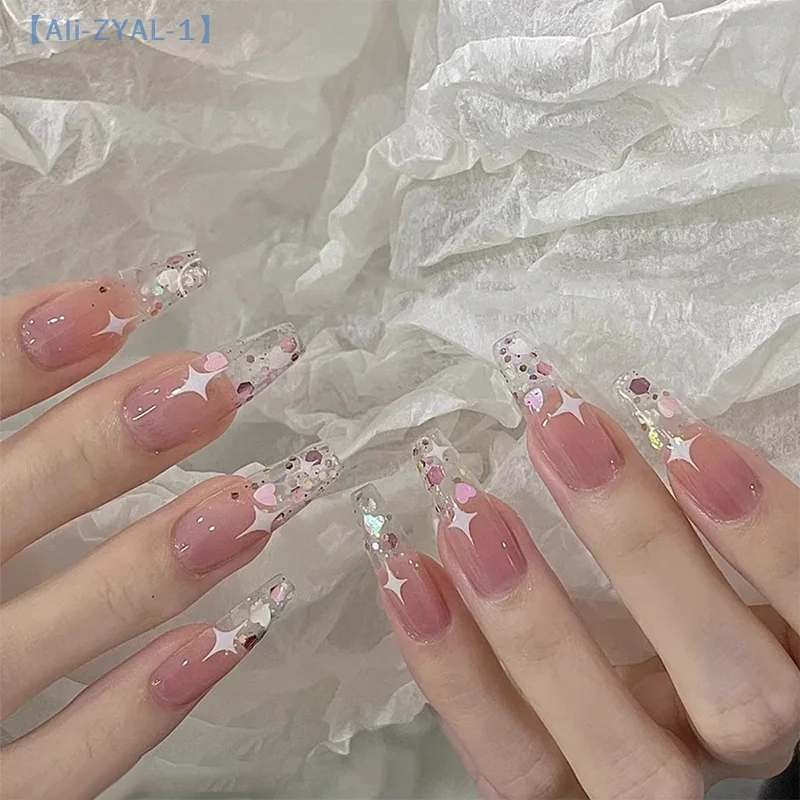 【ZYAL-1】글리터 스팽글 믹스 12칸 별 하트 모양 컬러풀 네일 스팽글 반짝이는 쉐이커 플래키트 네일아트