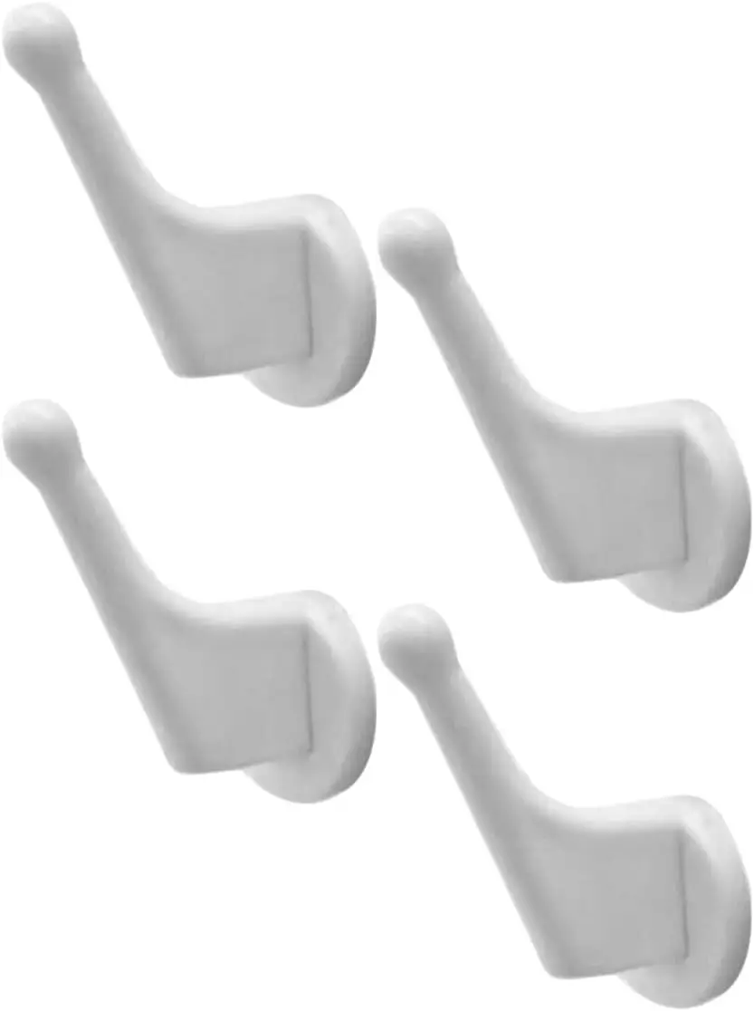 50pcs Bathroom Towel Hooks General Heating Heater Clothes Hanger No-Punch Heat-resistant Thicken Radiator Hook For Household
