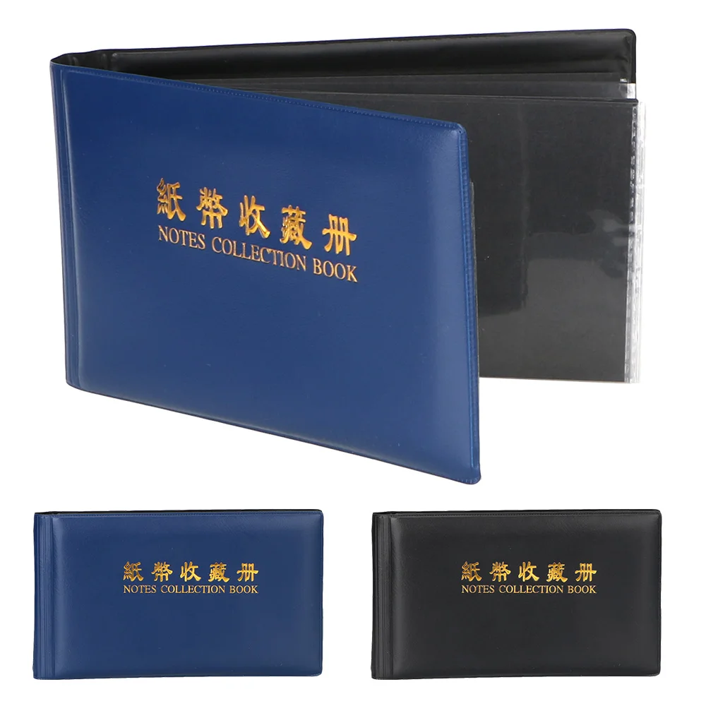 For Collector Gifts Creative Collection Pockets Protective Bag Money Banknote 30 Pages Paper Money Collection Album