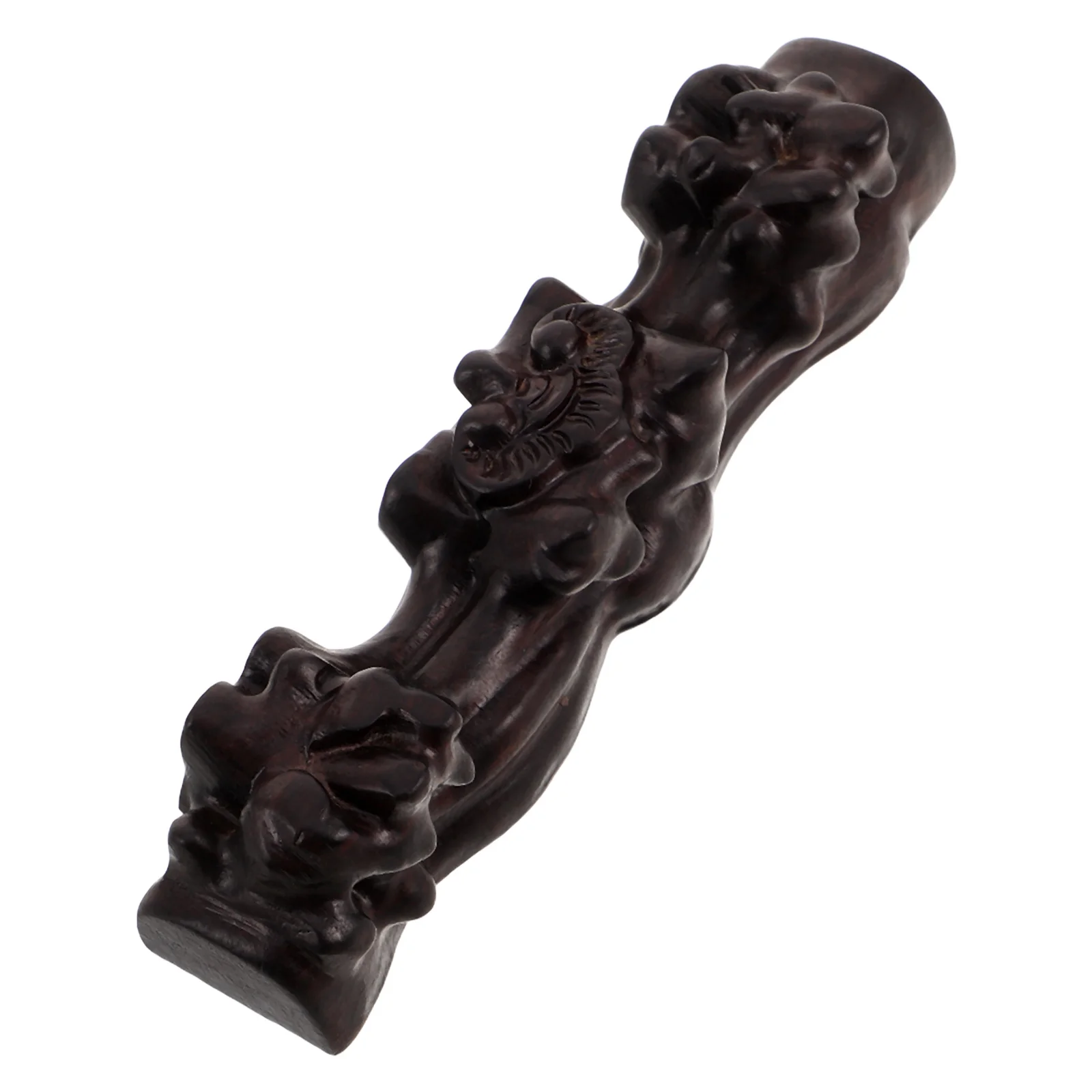 

Wood Bamboo Flute Stand Desktop Holder Two Flutes Traditional Carved Music Instrument Display Rack Flute Rack Recorder Stand