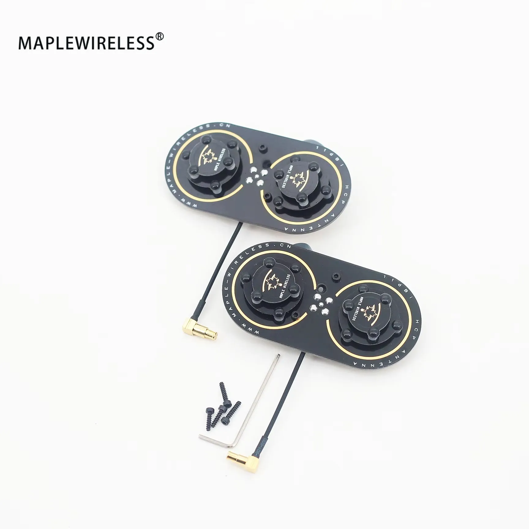 

Maple Wireless Antenna 11dBi 5.8GHz SMA Circular Polarized FPV Antenna KIT Fatshark SKYZONE Monitor RC FPV Goggles Original