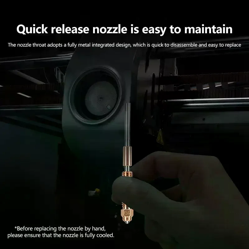 

1PCS Creality K1C/K1 Max/K1 SE Nozzles Quick-Swap 3D Printer Nozzle Kit Copper Alloy And Hardened Steel Nozzle For K2 SE