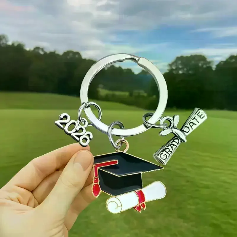 36pcs/12sets 2026 Graduation Keychain Set With Tags & Bags, For HS, College, Nurse Grads, Friends, Backpack Charm