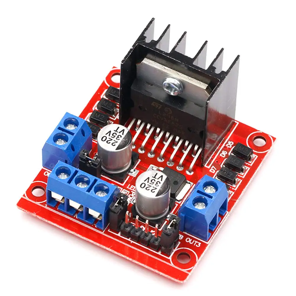 L298N Motor Drive Controller Board DC Dual H-Bridge Robot Stepper Motor Control and Drives Module for Arduino