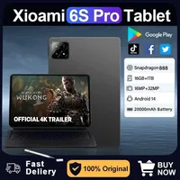 2025 Xioami Pad 6S Pro Tablet 11inch HD 4K Android 14 16GB+1T 20000mAh 5G Dual SIM Phone Call  Bluetooth WiFi GPS WPS Tablet PC