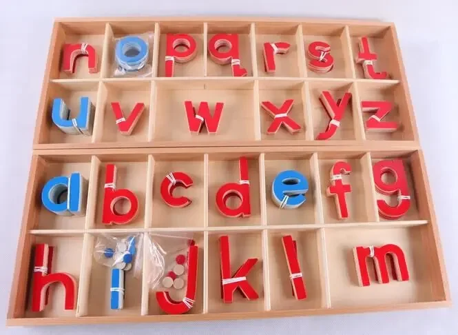 Material: L020 Wood - Large Movable Letters (Red and Blue) Other Educational Toys