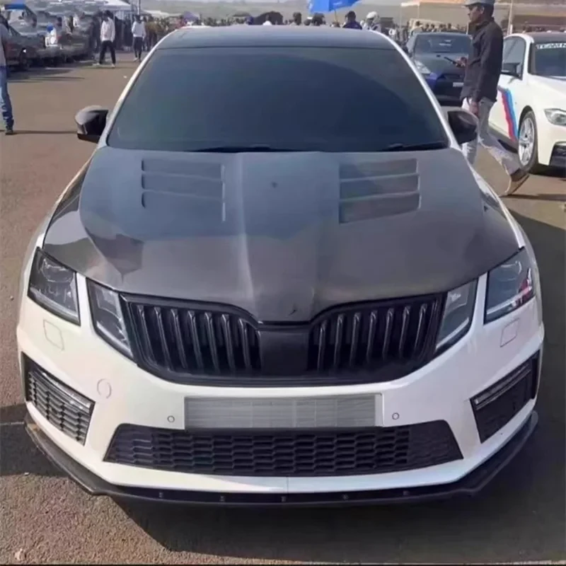 

Top quality Carbon Fiber Hood For Skoda Octavia 2018 2019 2020 Modified Engine CoverBonnet Weight