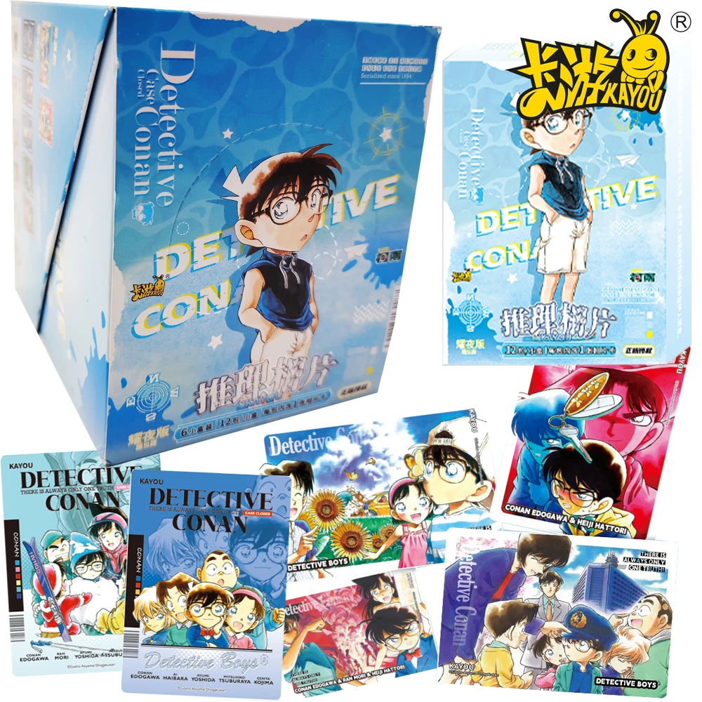 

Original Kayou Detective Conan Collection Cards Kudou Shinichi Mouri Ran Anime Classic Style Reasoning Photo Cards Fans Gifts