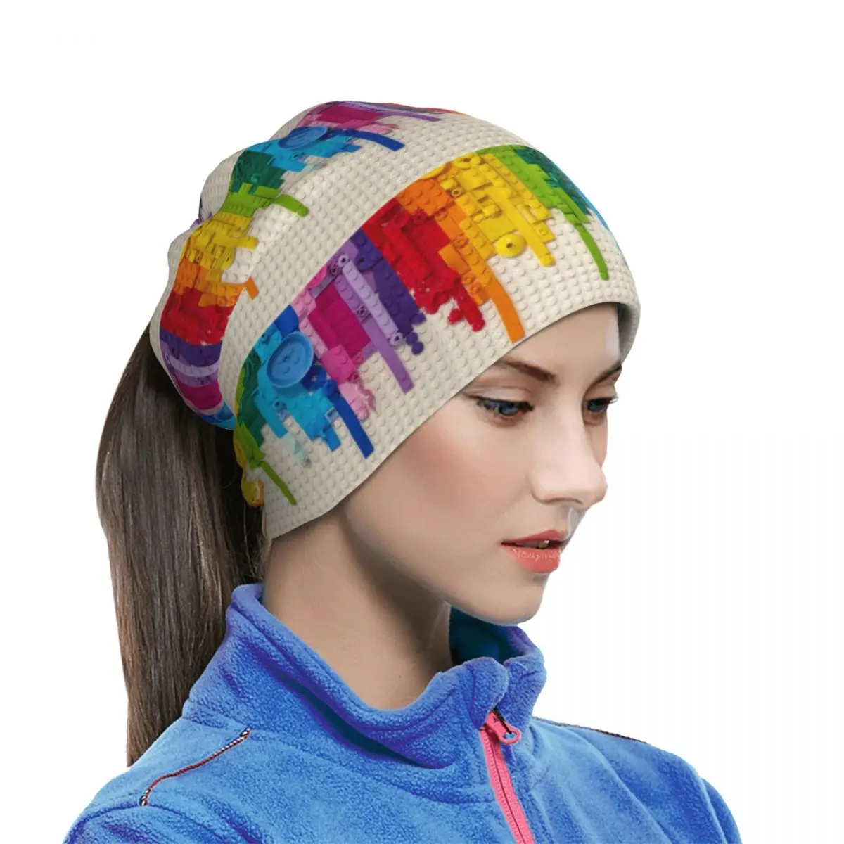Rainbow Drip Bandana Neck Gaiter Printed Mask Scarf Hiking Fishing Balaclava For Men Women Adult Winter