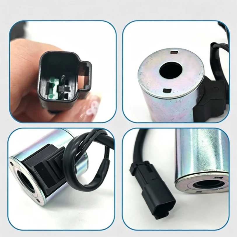 hydraulic-control-coil-solenoid-coil-for-excavator-fast-slow-mode-silver-robust-aluminum-alloy-smooth-switching-mode