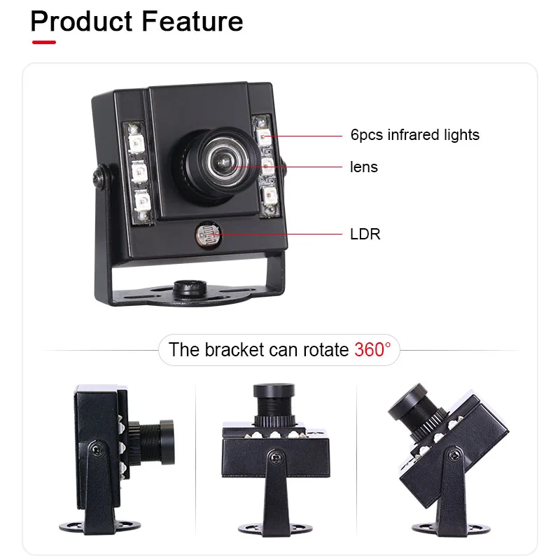 14209 3306 1080P AR0234 IR940 3.6mm 90degrees distortionless Infrared night vision Color global exposure 120fps usb hd camera