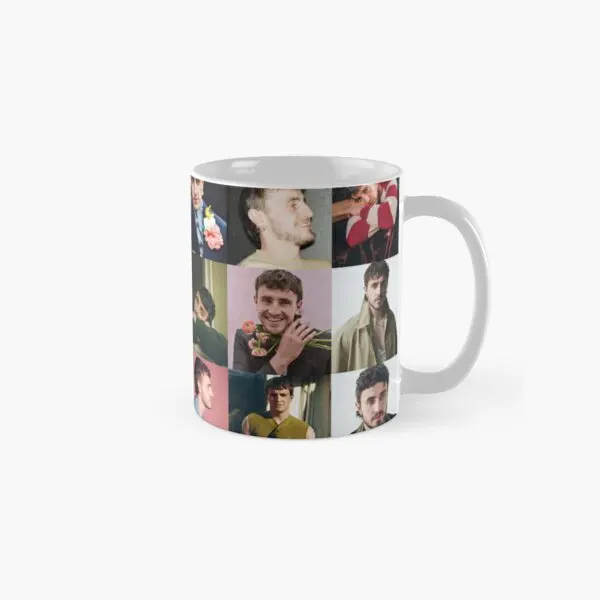 

Paul Mescal Classic Mug Handle Round Simple Gifts Cup Printed Picture Coffee Drinkware Tea Image Design Photo