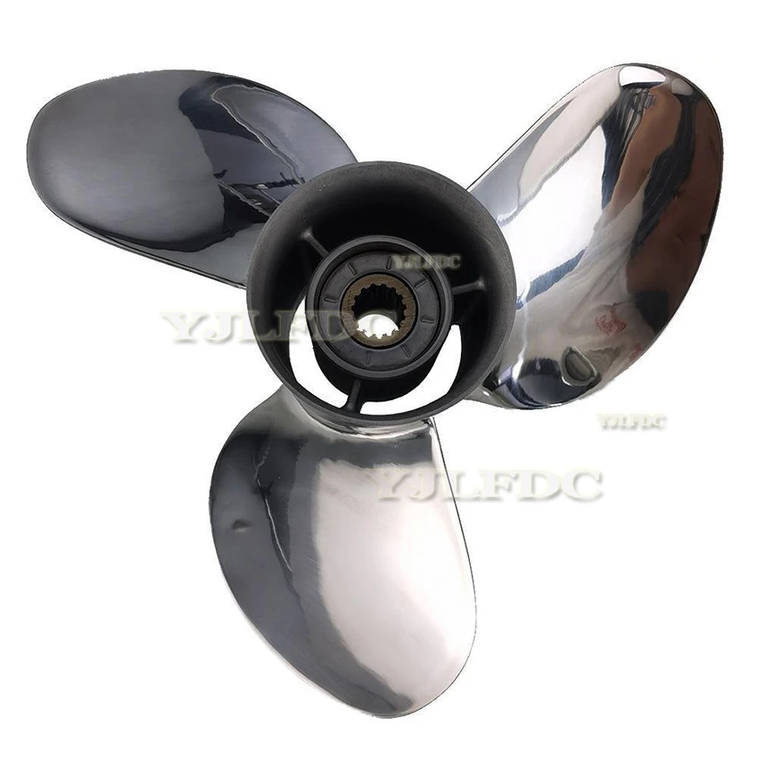 For Suzuki 60-140HP Stainless Steel Propeller Marine Outboard Propeller 13 3/4X13 13 7/8X15 13 7/8X17 14X19 14X21 15 Tooth cars
