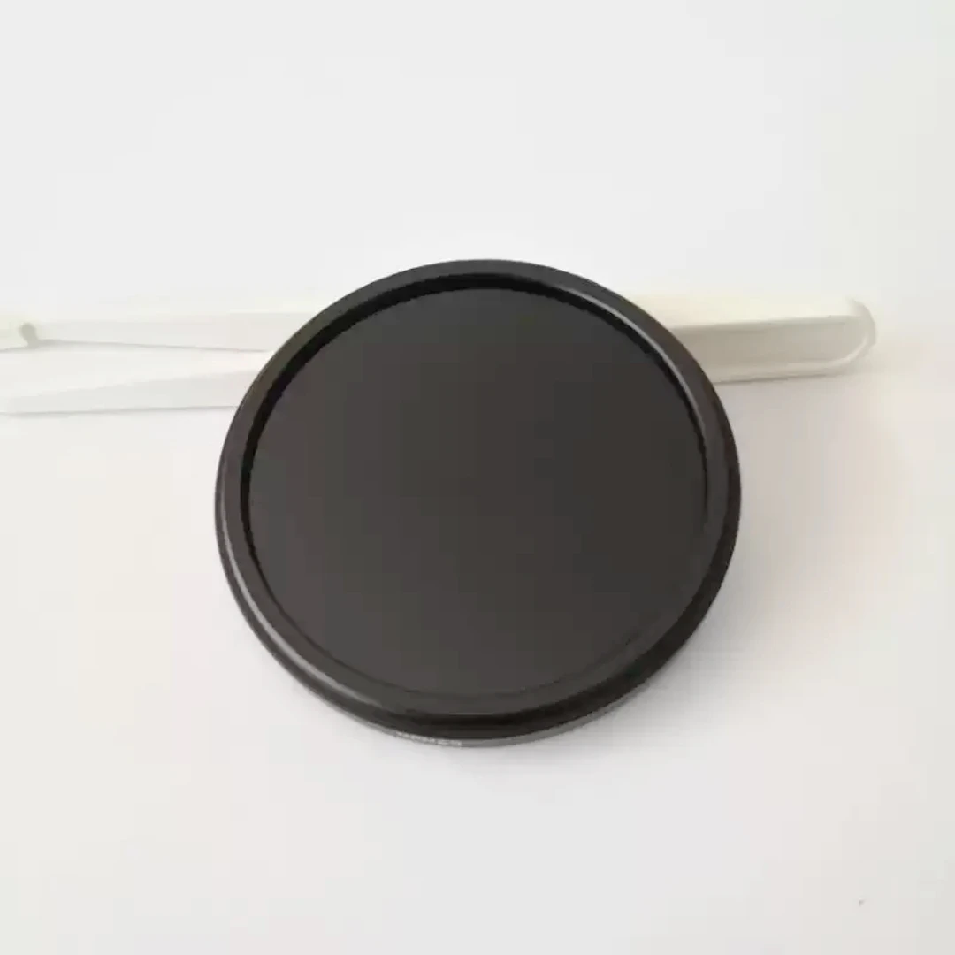 850nm IR Pass Filter Black Glass Lens for IR Photography Night Vision Semi Detection 24 25 27 46 48 49 52 58 62 77 82mm RG850