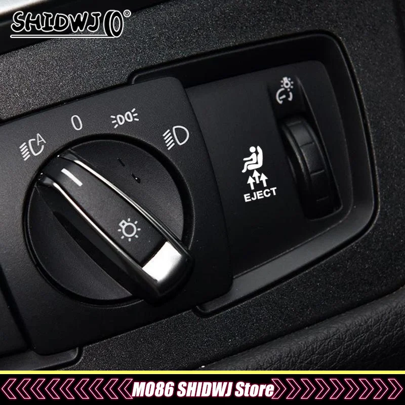 1 قطعة اكسسوارات السيارات روح الدعابة للرجال EJECT ملصقات أزرار ل أزرار السيارة الفارغة نكتة هدية لعشاق السيارات #5