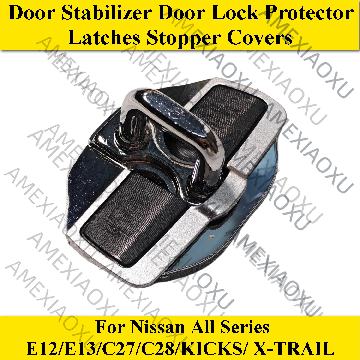 AMEXIAOXU Door Stabilizer Door Lock Protector Latches Stopper Covers For Nissan All Series E12/E13/C27/C28/KICKS/ X-TRAIL