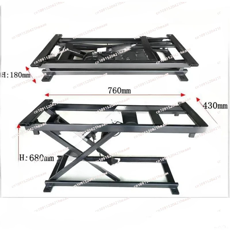 Suitable for 300kg Multifunctional Electric Coffee Table Dining Table 24V Lifting Hardware Folding Iron Frame