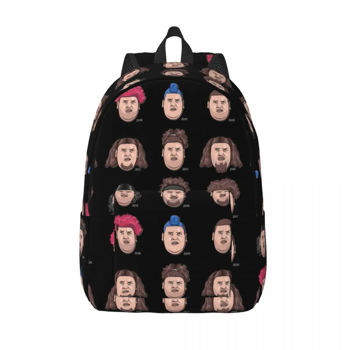 The 9 Faces Of Rainer Winkler Drachenlord Backpack Casual School Travel Daypack Superstar Laptop Computer Shoulder Bag Outdoor