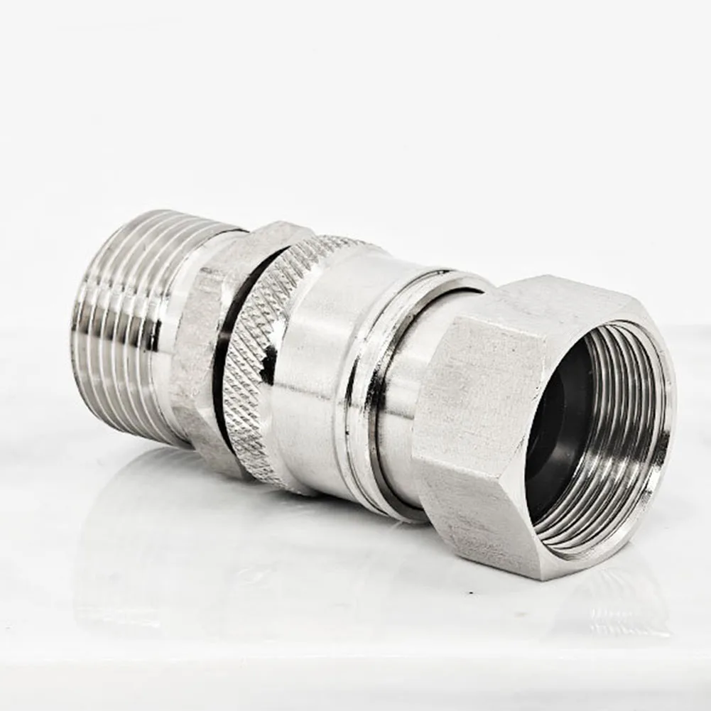 

High Pressure Nozzle Pressure Washer Quick Connector Female Connector 22*1.5mm 5000 PSI Capability Cleaning Machine Accessory