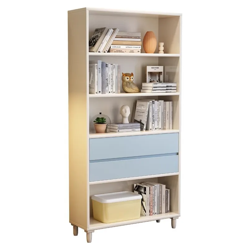 

Solid wood bookcase, simple living room home display cabinet, simple floor-to-ceiling students, bookshelf against the wall