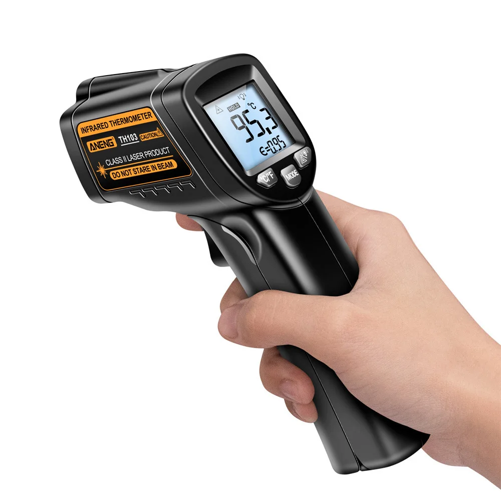 

Digital Infrared Thermometer -20~380℃ Laser Termometro Pyrometer Gun Non-Contact Laser Temperature Meter Industrial Tools