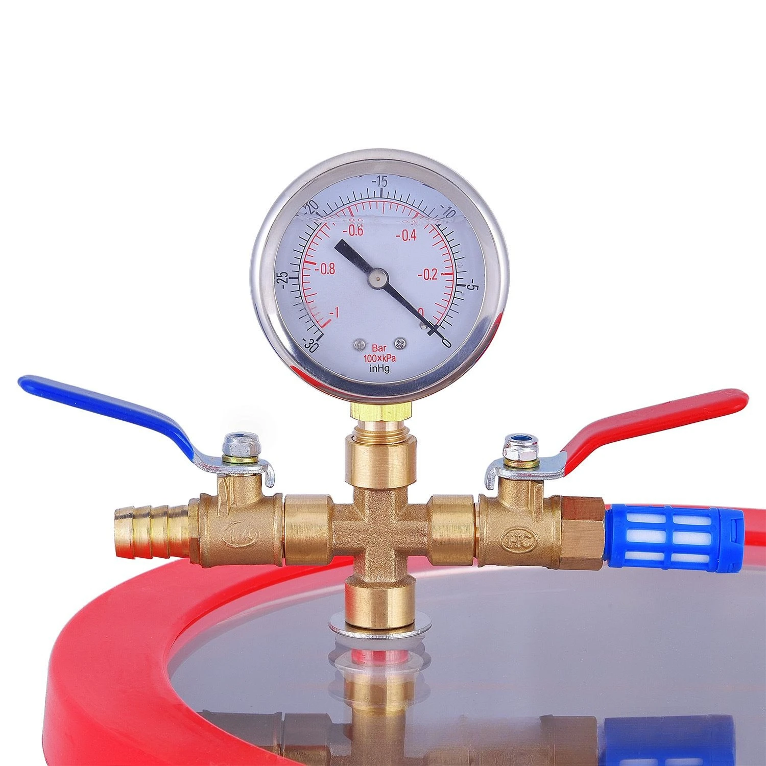 12L 3 Galon Vakumlu Gaz Giderm - Vacuum Chamber Stainless Steel Acrylic Lid incelemesi ve fiyatı
