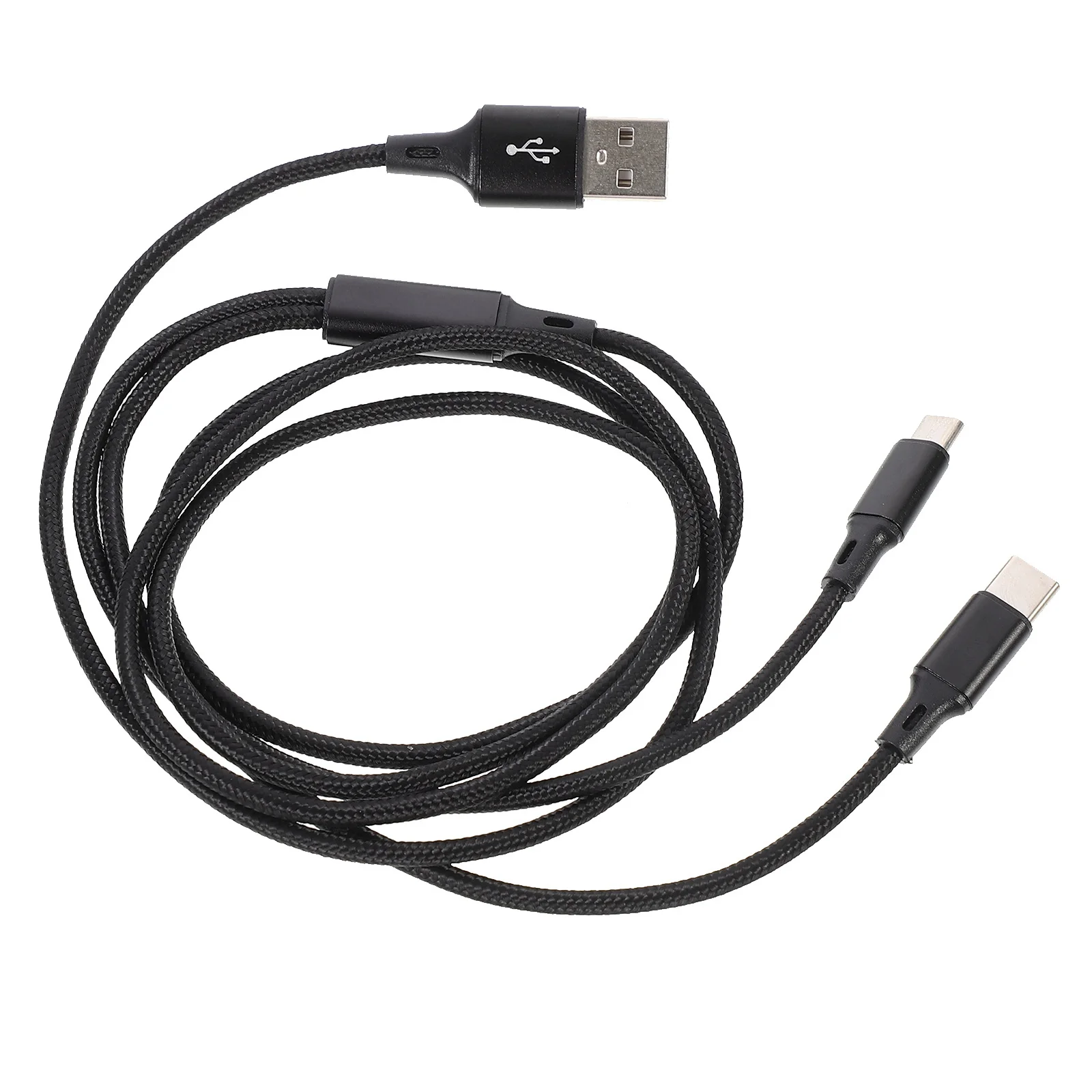 Dual Head Nylon Gevlochten USB Type C Oplaadkabel Snelle overdracht Telefoon Oplaadsnoer Duurzame lange kabel Slijtvast