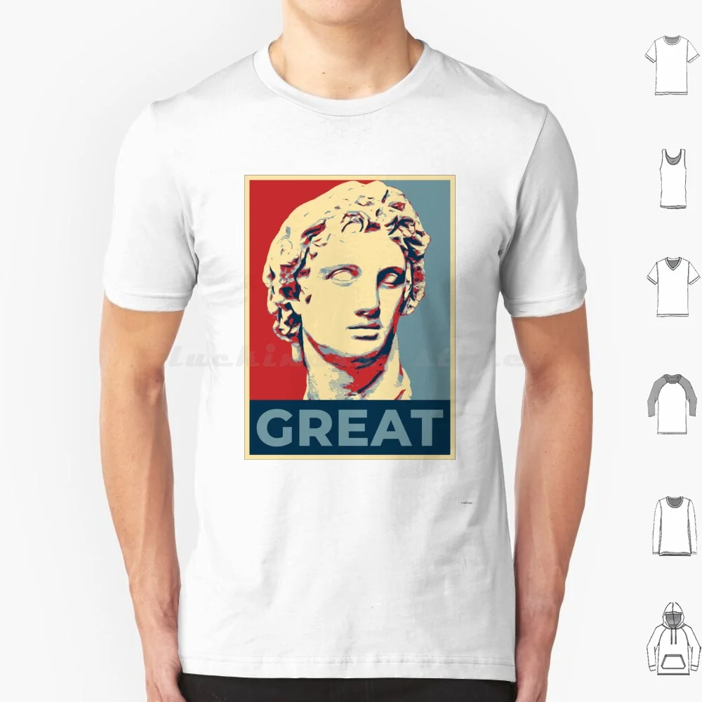 T-shirt Alexander le Grand en coton 6xl, t-shirt cool Alexander le Grand Macédonie Macédonien Grec Grèce Conquer Alexander Iii Of