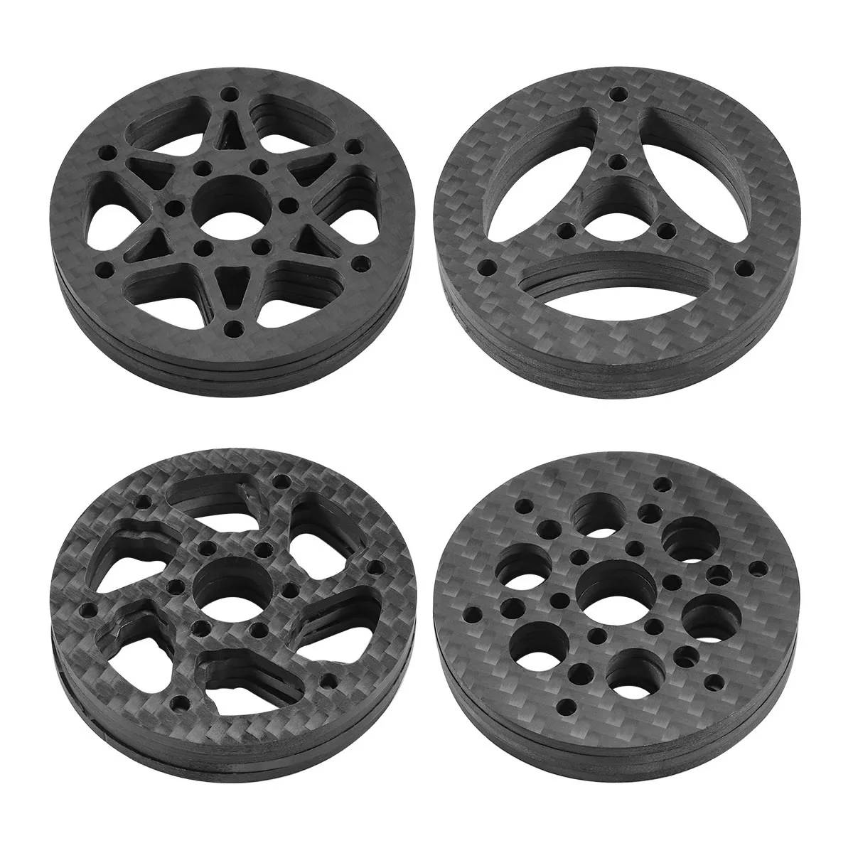 Machined 1.9 Carbon Fiber Wheel Face for Fimonda Rims 1/10 RC Crawler Capra SCX10 Pro GSPEED TGH LCG Chassis Cheater Rigs DIY