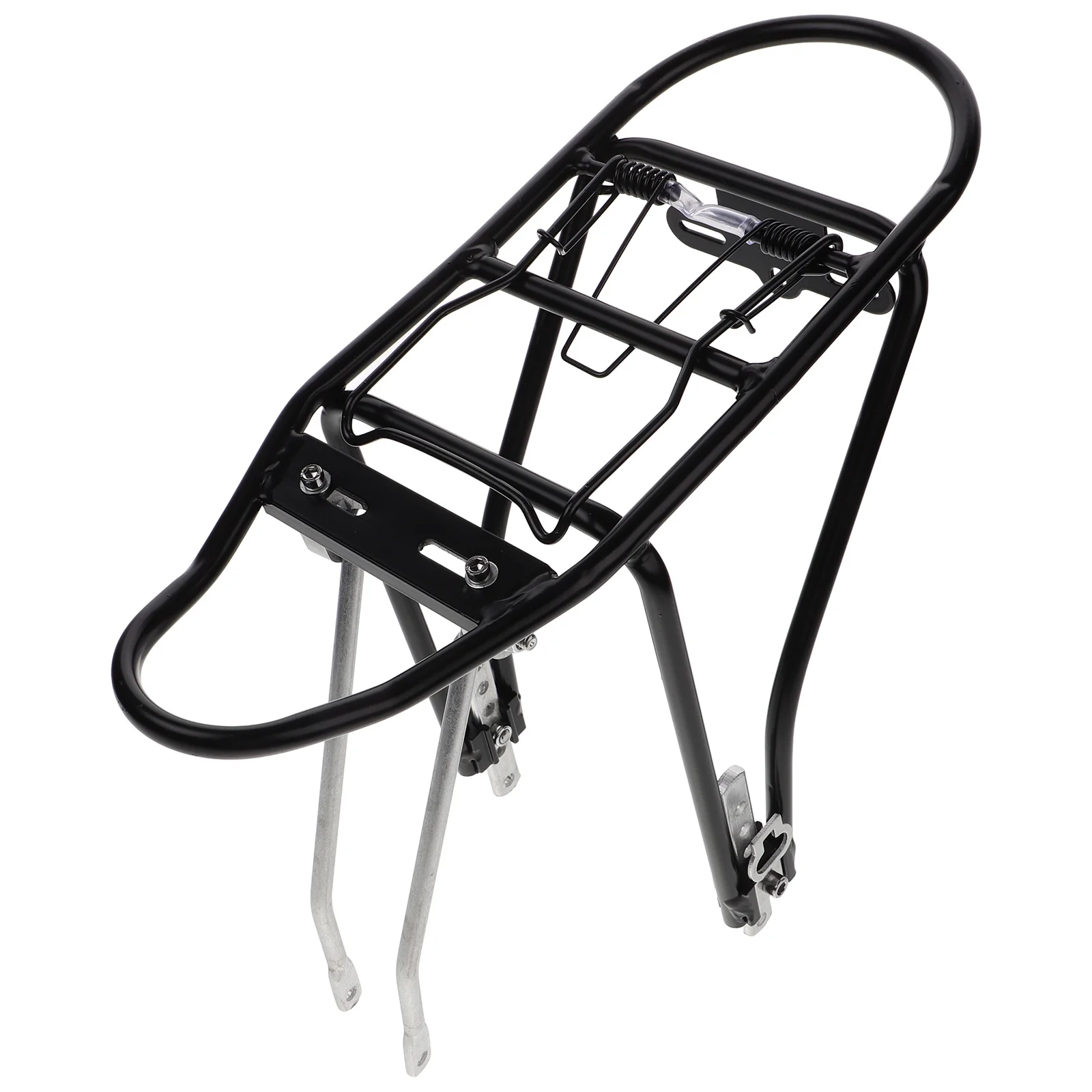 

Aluminum Alloy Bike Rear Rack Lightweight Durable Rear Cargo Rack Travel Luggage Carrier Bicycle Accessories Bike Attachment